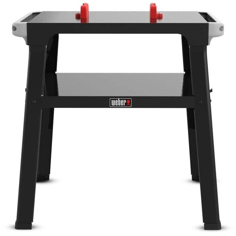 Suporte de mesa Weber Lumin 3401233 com prateleira e ganchos