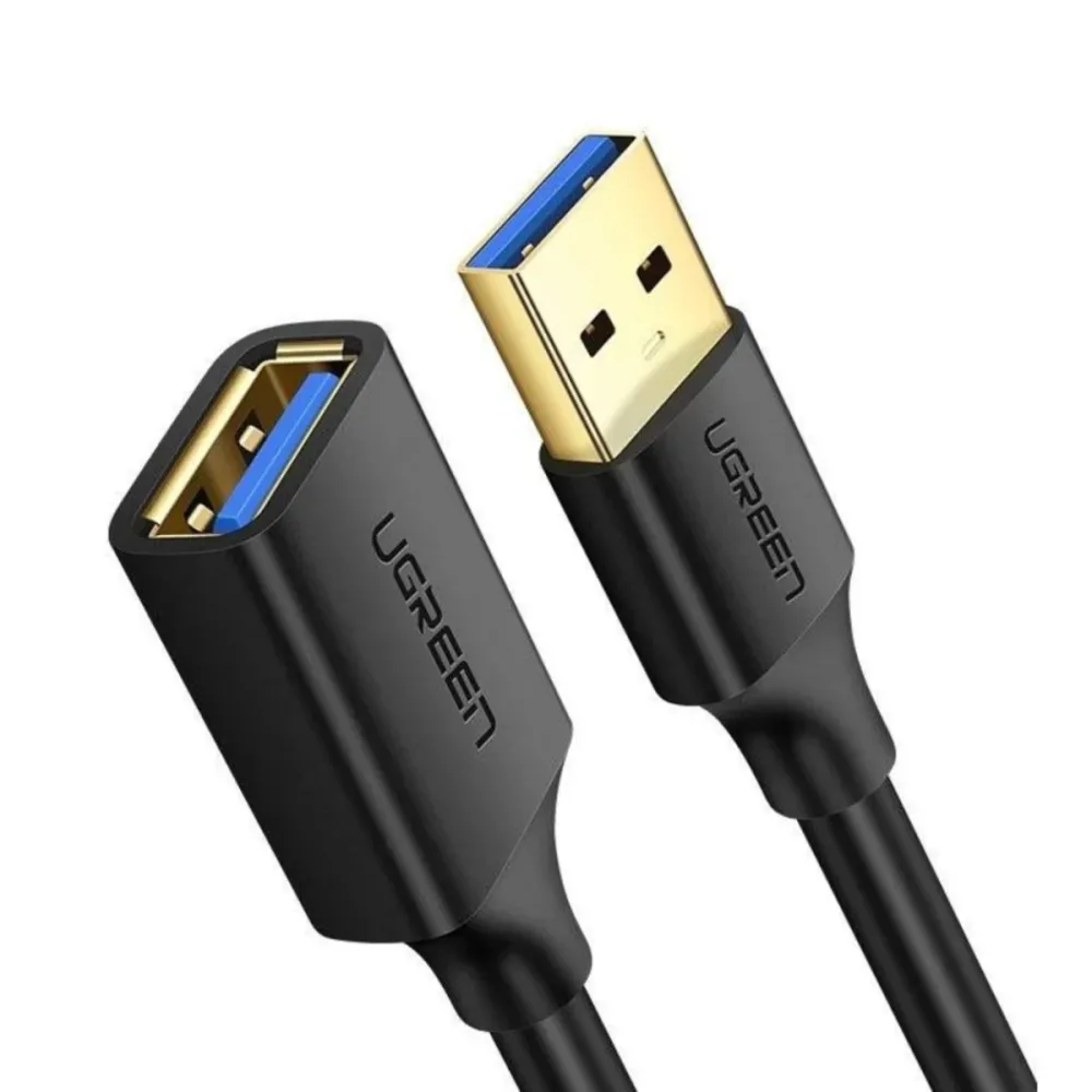 Cabo Extensão Ugreen US129 USB 3.0 1.5m Preto