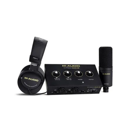M Audio KIT INTERFACE USB M Track Duo HD Producer Pack