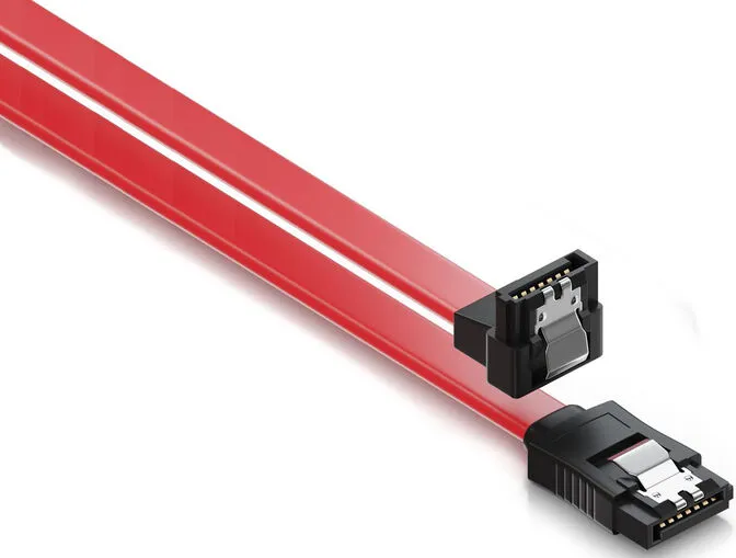 Cabo SATA Ewent 6Gbits SATA L-Type > L-Type 90º C/Clipe 50 CM