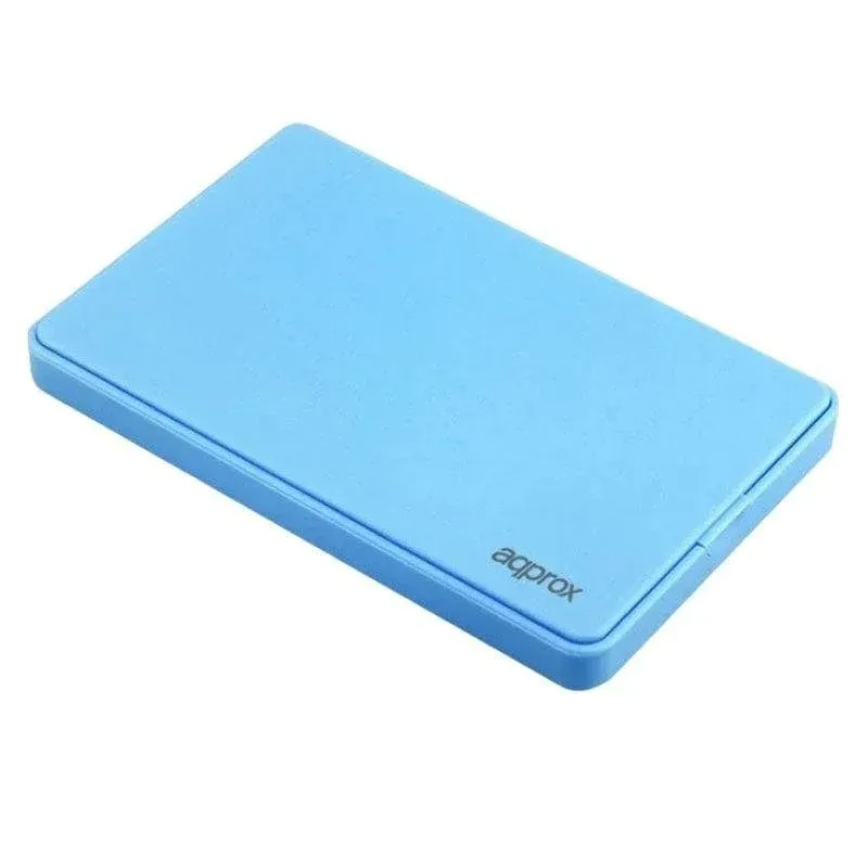 Caixa externa Approx APPHDD200LB 2.5'' SATA USB 2.0 plástico azul claro