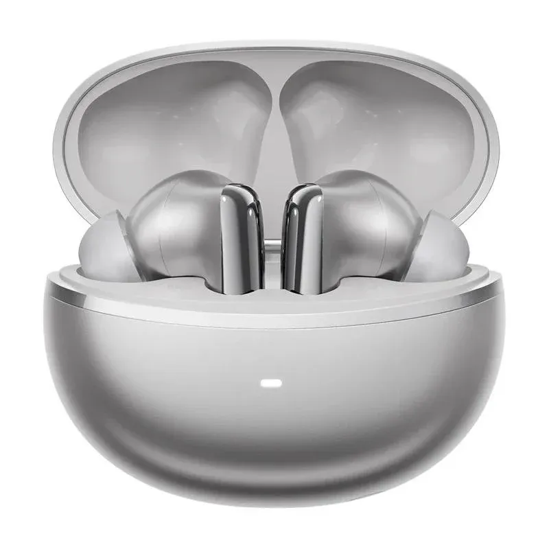 Auriculares QCY MeloBuds N70 Lite sem fios Bluetooth com Cancelamento de Ruído e micro AI Titanium