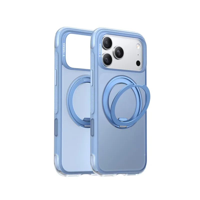Funda para telemóvel Torras O3 Air Suporte Giratório MagSafe Azul Island para iPhone 17 Pro Max