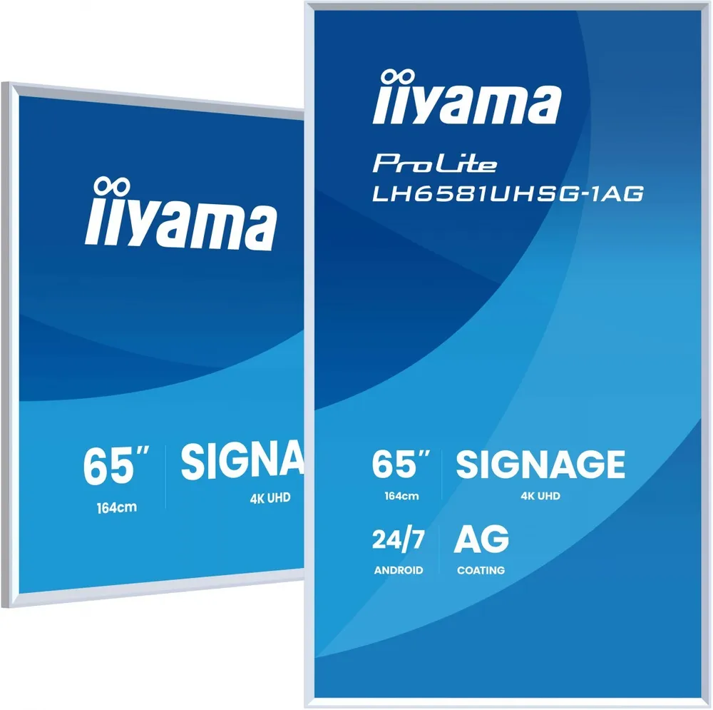 iiyama LH6581UHSG-1AG 65" Gallery Line moldura LH6581UHSG-1AG