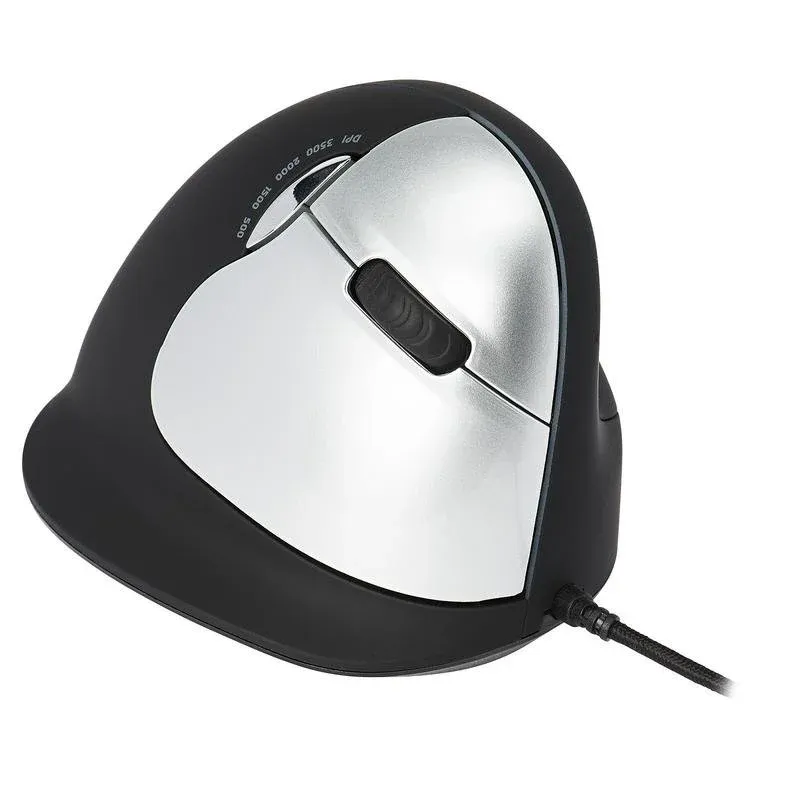 Rato R-Go Tools R-Go HE Break Com Fio USB 3500DPI Preto Pausa LED