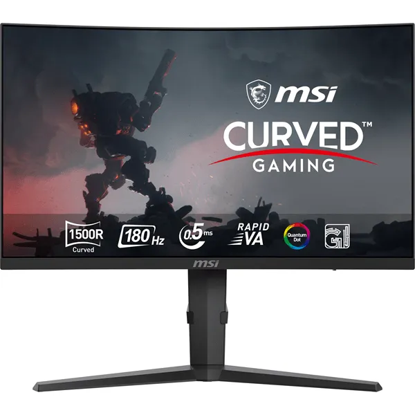 Monitor MSI 27″ MAG 275CQRF QD E2 VA WQHD 16:9 Curvo 180Hz FreeSync HDR 2.5K (0.5ms)