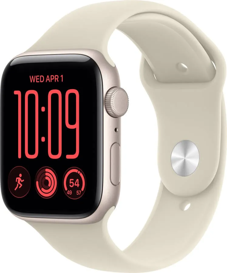APPLE Watch SE 3 GPS 44mm Luz das Estrelas Alumínio com Areia Sport Band (M/L)