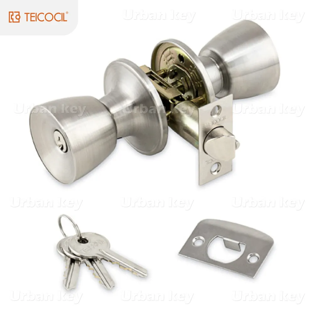 Fechadura 9600 Tubular Com Chave Inox - FECHTUB5UK