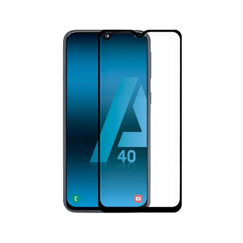 Película de Vidro Temperado Samsung Galaxy A40 A405 Fullscreen Preta