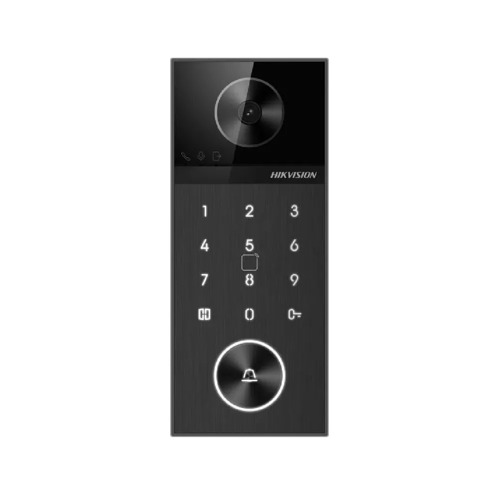 Vídeo Porteiro IP Hikvision Pro Series 4MP Wi-Fi 6 PoE IP65 - DS-KV6124-WBE1
