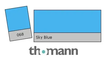 Lee Filter Roll 068 Sky Blue