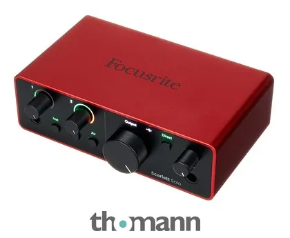 Interface Áudio Focusrite Scarlett Solo 4th Gen