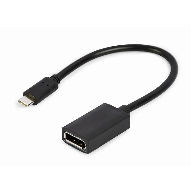 Adaptador Gembird USB-C para DisplayPort 4K 60Hz 15cm Preto