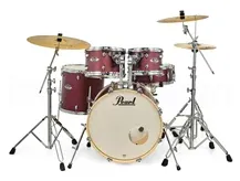 Pearl Export EXX725NNBR Satin Scarlet c/Pratos Sabian PX