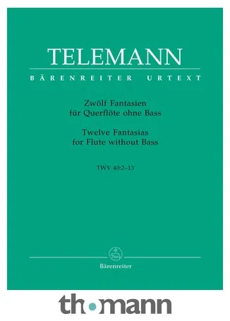 Bärenreiter Telemann Fantasien TWV 40:2-13
