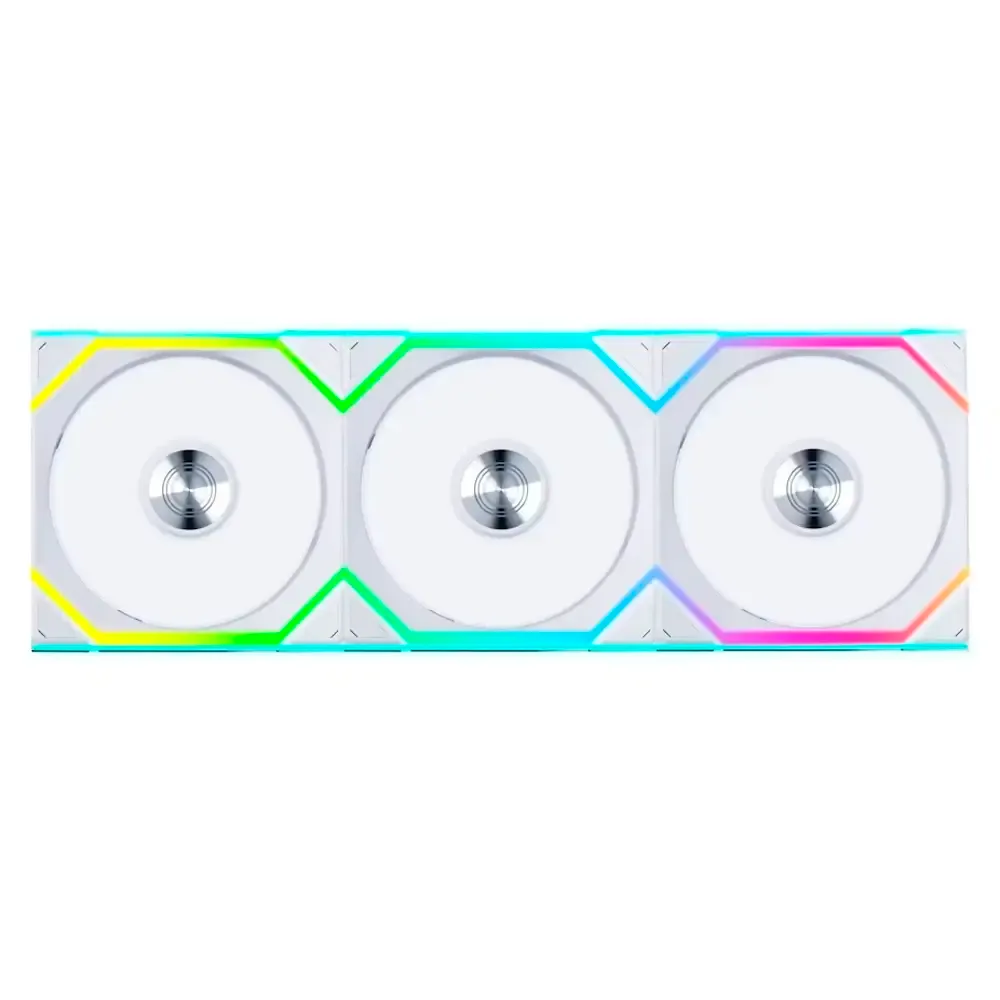 Ventoinha 120mm Lian Li Uni Fan SL120 Wireless RGB 4 Pinos PWM Branca (Pack 3)