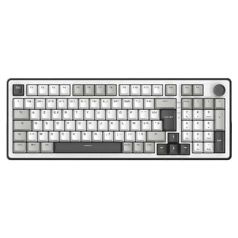 Teclado The G-Lab Keyz Elite 400 mecânico compacto 96% sem fio Bluetooth RGB AZERTY Francês