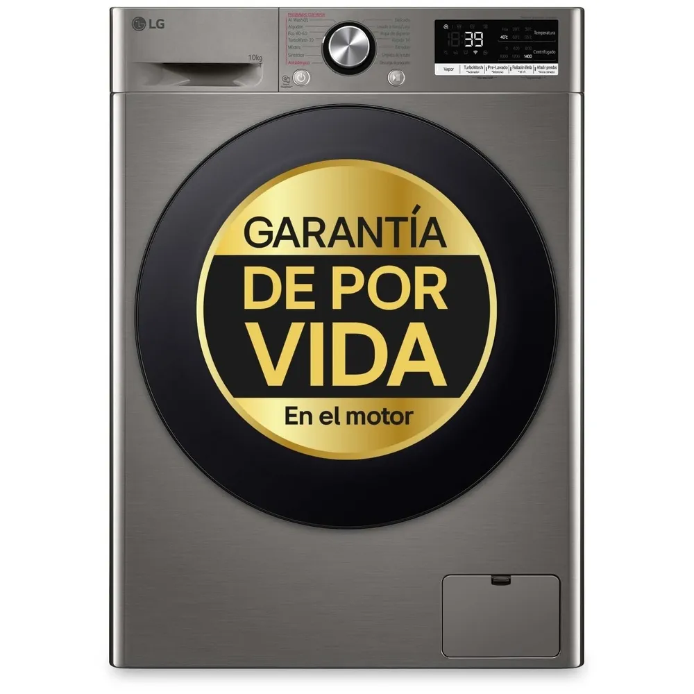Máquina de Lavar Roupa Lg F4wr7010ags 10kg 1400rpm Classe a