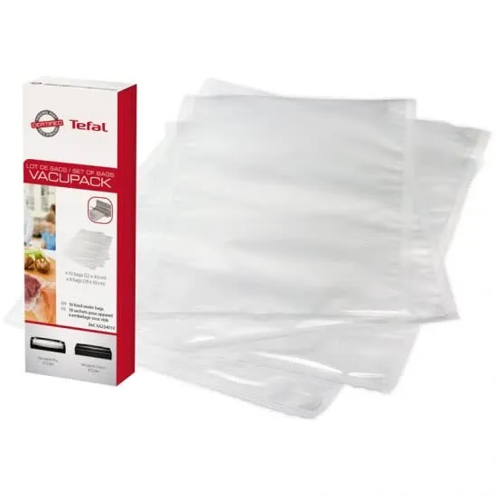 Saco Embalagem Tefal Xa254010 10 22X30 + 8 28X35