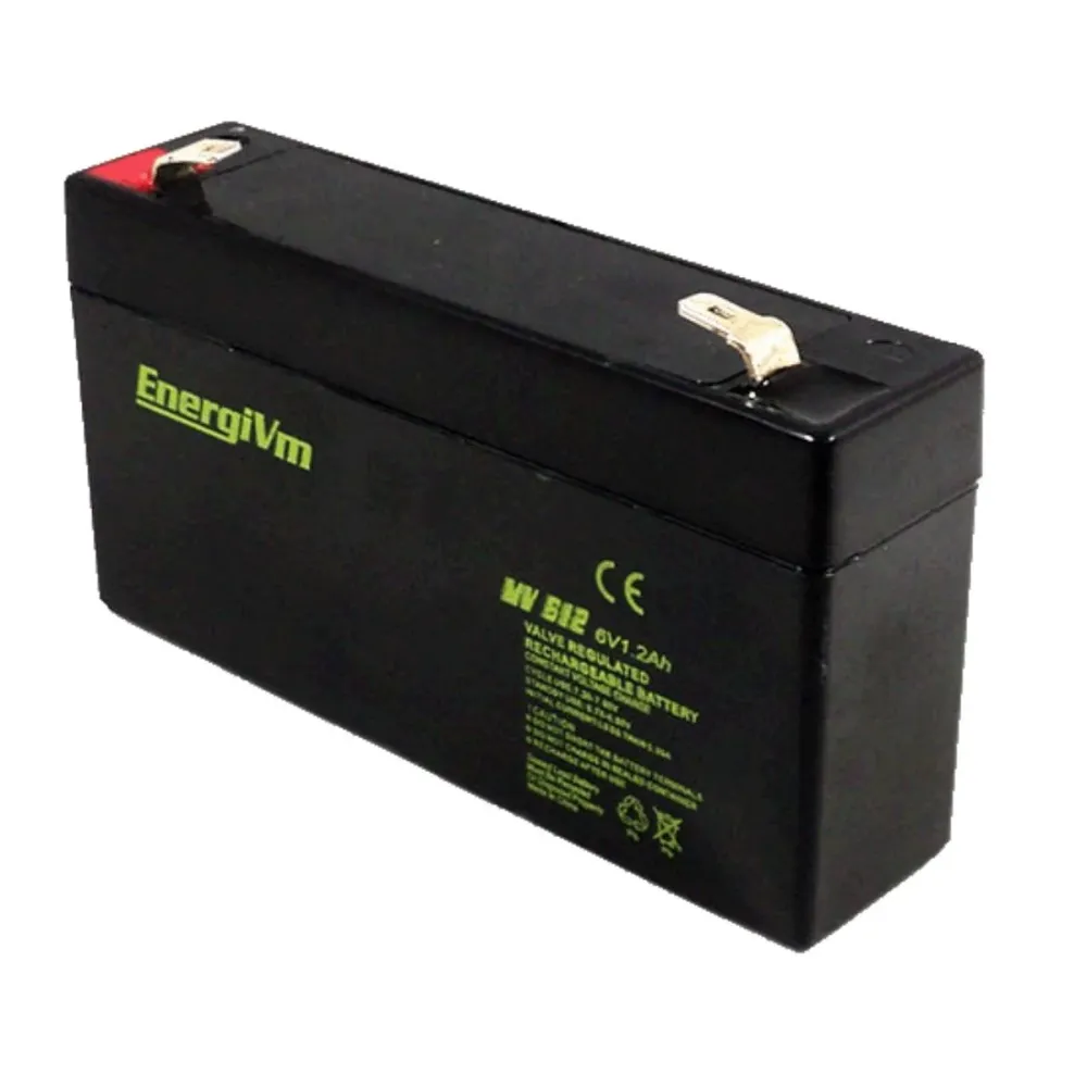 Bateria de Chumbo (Pb) 6V 1.2 Ah - EnergiVM MV612