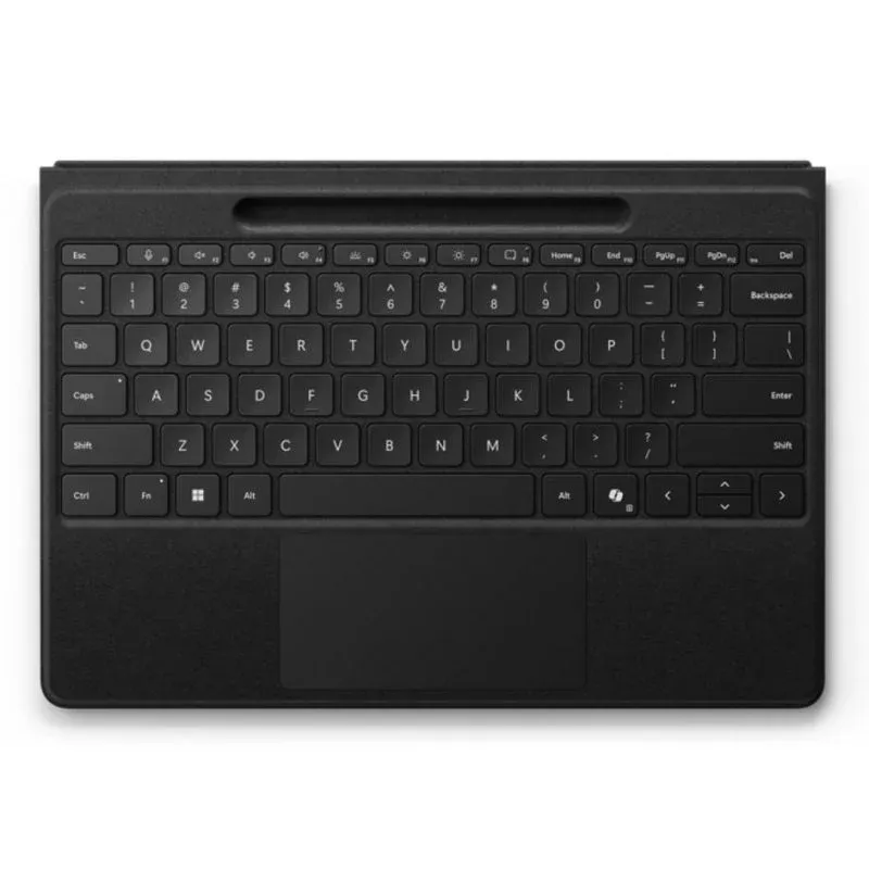 Teclado Microsoft Surface Pro Flex mecânico sem fios com touchpad retroiluminado