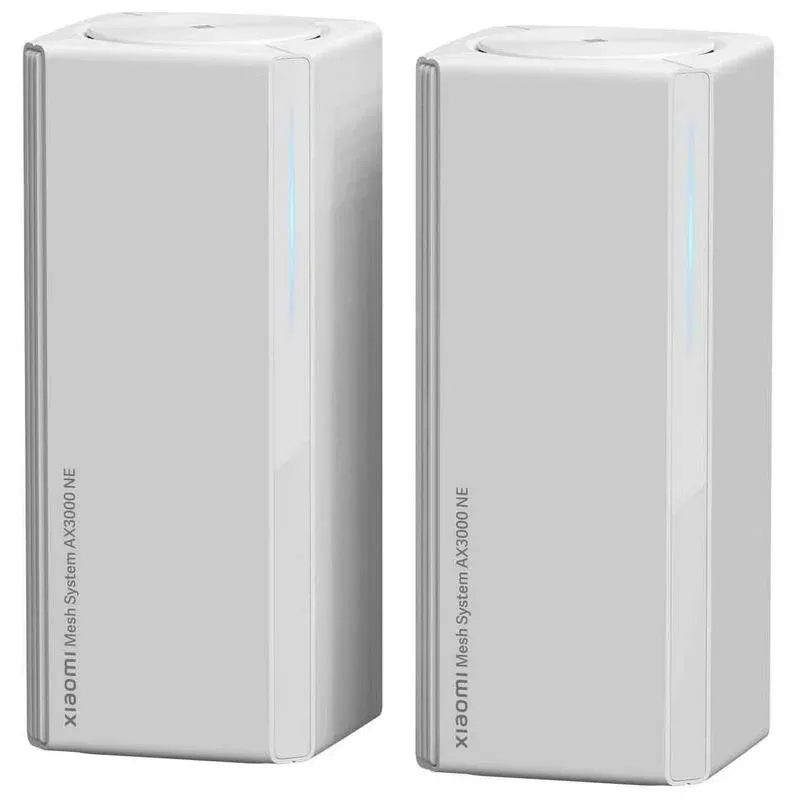Xiaomi Mesh System AX3000 NE Sistema WiFi 6 Mesh Dual Band Branco Pack 2 Unidades