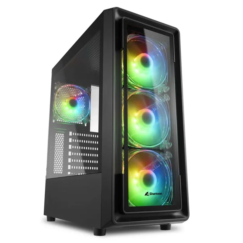 Sharkoon TK4 RGB Vidro Temperado USB 3.1 Preta