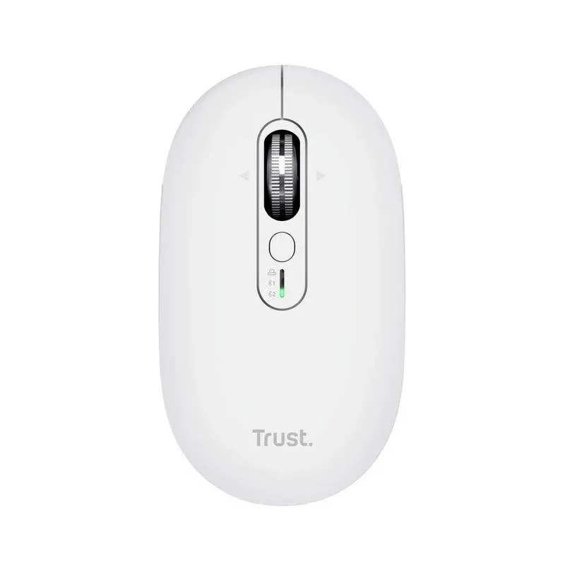 Ratón Trust Seron Slim Multi Bluetooth RF 3200DPI Branco Silencioso