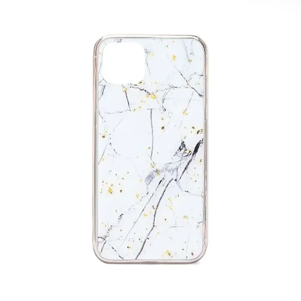 Capa Proteção Forcell Marble iPhone 11 Pro Max Branca