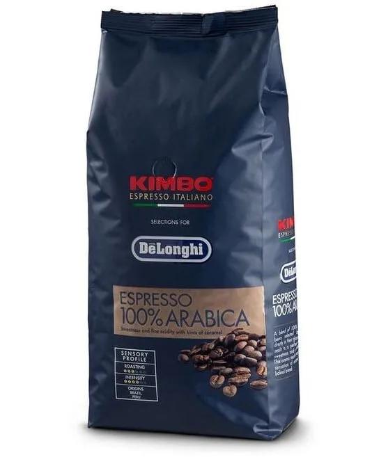 Café Em Grão Kimbo Espresso 100% Arabica (1Kg) - Delonghi