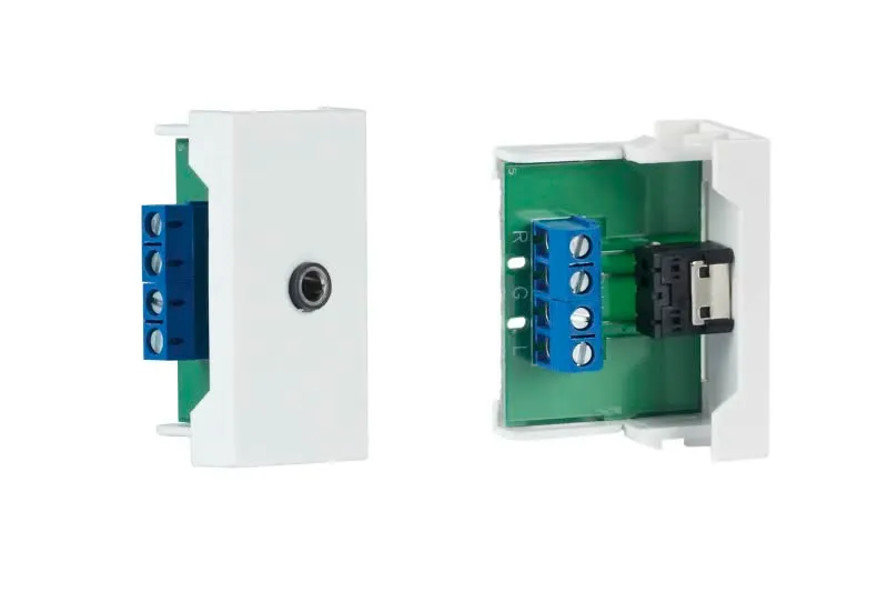 Conector Jack 3,5mm F. Stereo p/ Painel Ligação ½ - WP-33J
