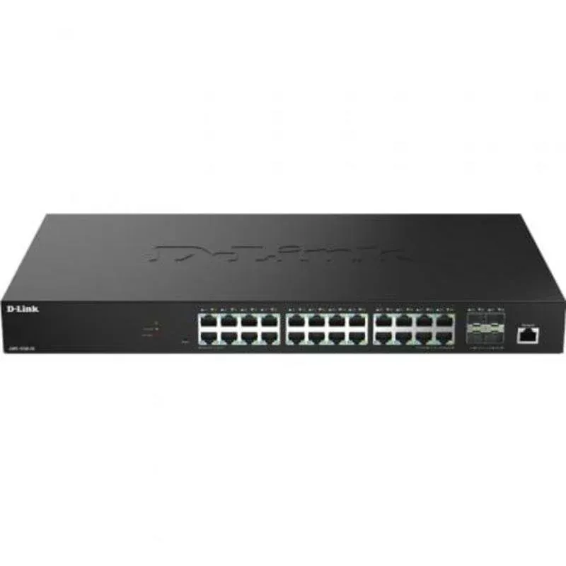 Switch D-LINK DMS-1250-28/E 2.5G Smart Gerido 24x2.5GE 4x10G SFP+ Proteção 6kV