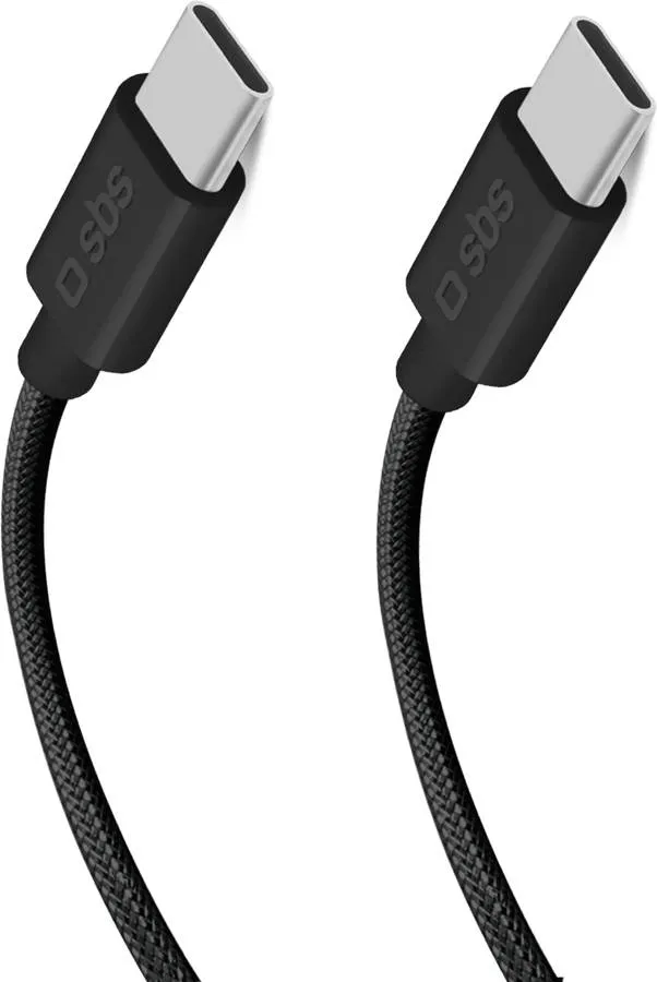 Cabo SBS de Carregamento e Dados (USB-C 3.2 - Compatível com a tecnologia Power Delivery - 100 Watts - Preto)