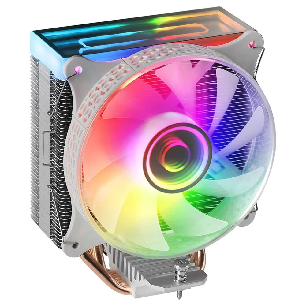 Air Cooler CPU Mars Gaming MCPU-VR Dual Mirror Infinite ARGB Branco