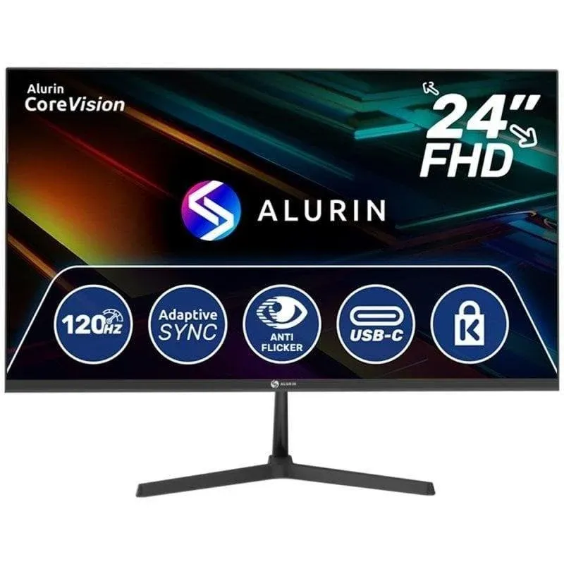 Monitor Alurin CoreVision 120IPSLite 24" FullHD 120Hz IPS FreeSync