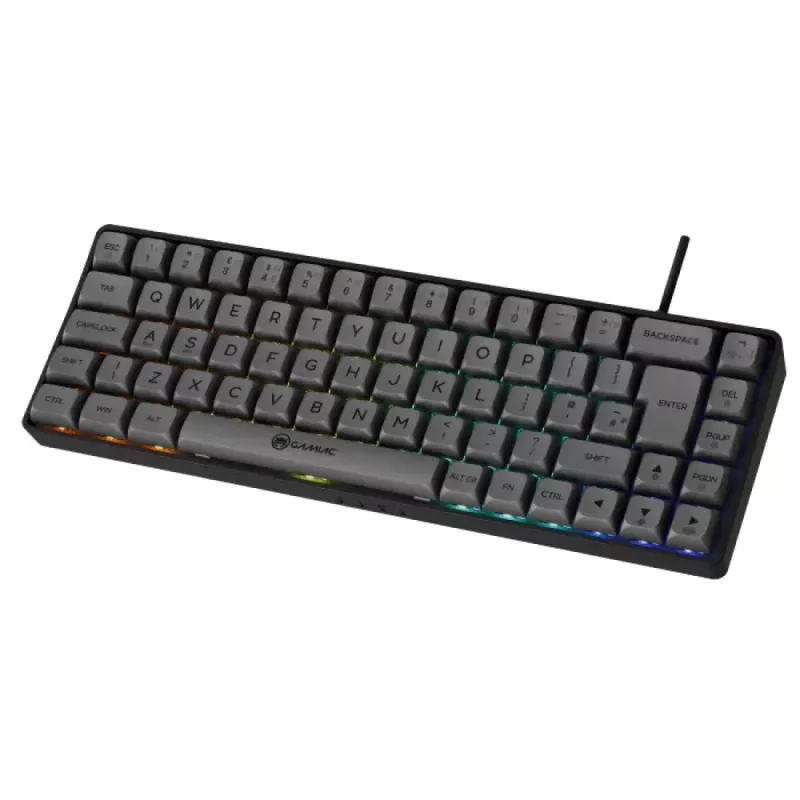 Teclado Mecânico GAMIAC TKL RGB69G SF Kailh Blue Preto/Cinzento (PT)