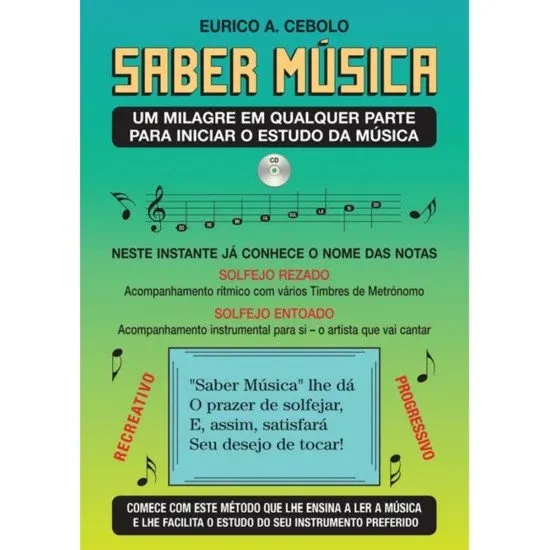 Eurico Cebolo LIVRO Saber Música