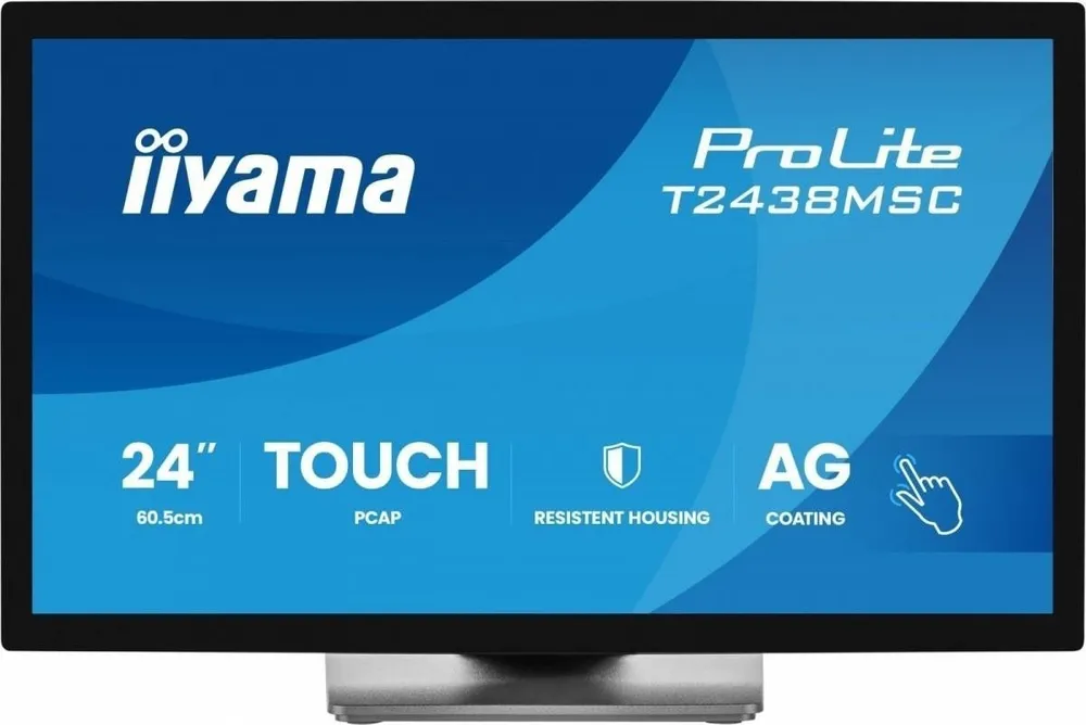 iiyama T2438MSC-B2 Monitor Touch ProLite 24" IPS FHD PCAP T2438MSC-B2