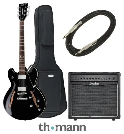 Harley Benton HB-35 BK Vintage Series Bundle