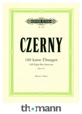 Edition Peters Czerny 160 kurze Übungen