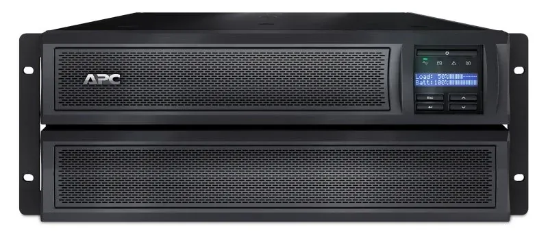 APC Smart-UPS X 3000 Rack/Tower LCD - UPS (montável em bastidor / externo) - AC 208/230 V - 2700 watt - 3000 VA - 1 fase - Ethernet 10/100, RS-232, USB - conectores de saída: 12 - 4U - preto - APC Take-Back - com APC UPS Network Management Card AP963