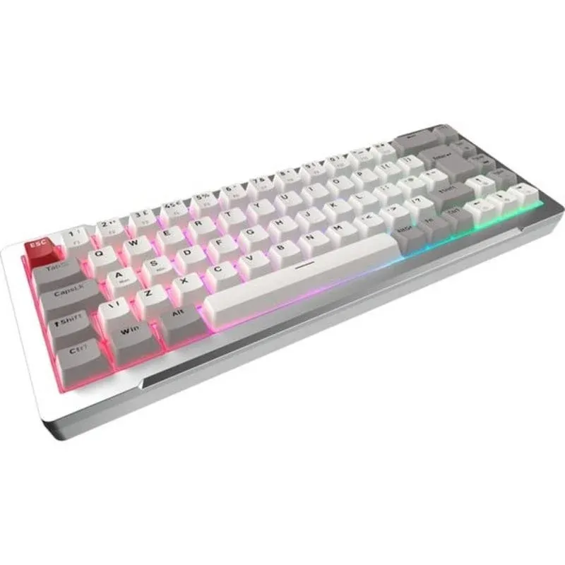 Teclado RAIJINTEK MGA-68 magnético compacto 65 % com switches intercambiáveis e RGB
