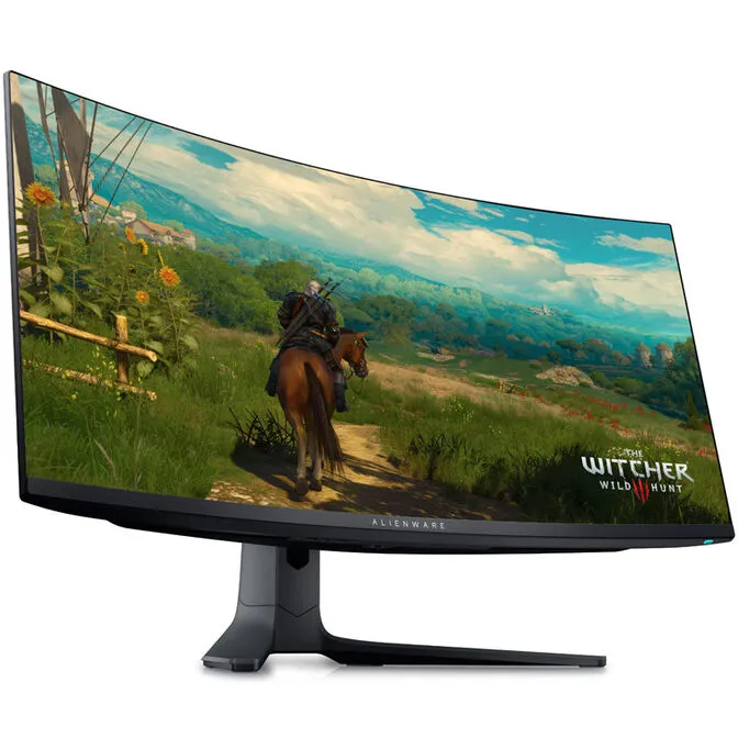 ** B Grade ** Monitor Curvo Dell Alienware 34" AW3423DWF OLED QHD 165Hz 0.1ms FreeSync Premium Pro