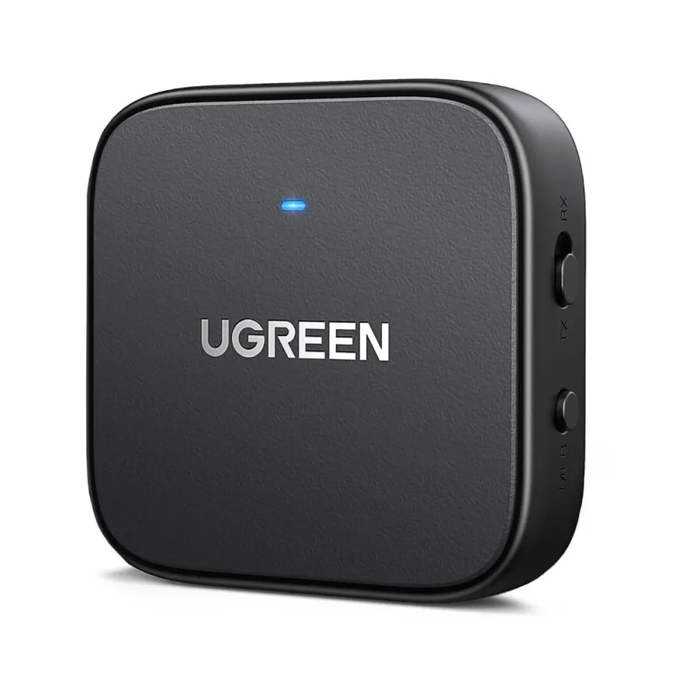 Transmissor/Receptor Áudio Ugreen CM667 Bluetooth 5.2 Preto