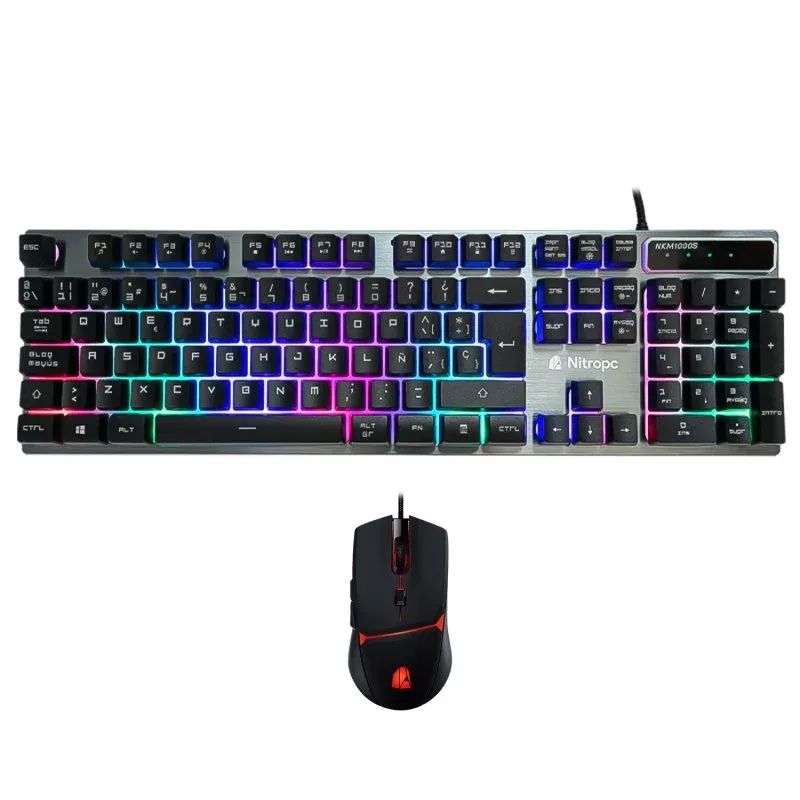 Nitropc NKM1000S Combo Teclado e Rato Gaming