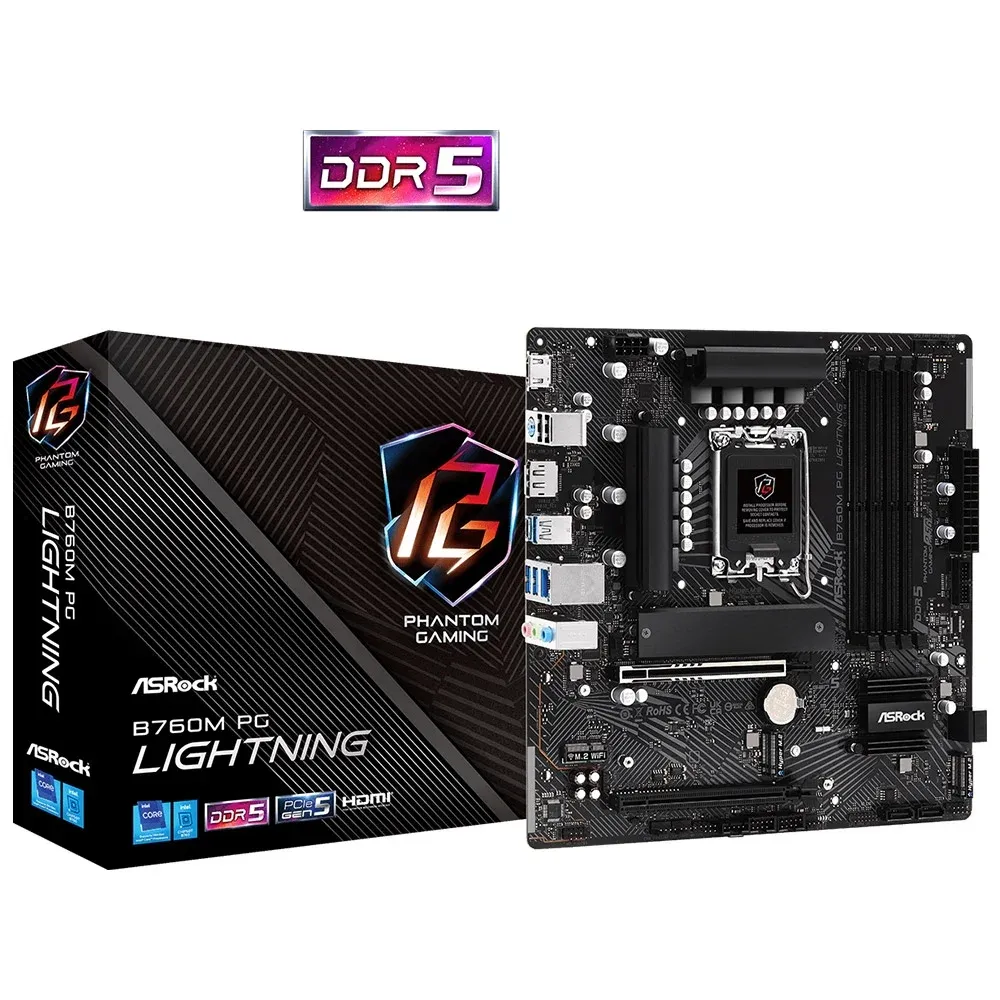 Motherboard Micro-ATX ASRock B760M PG Lightning