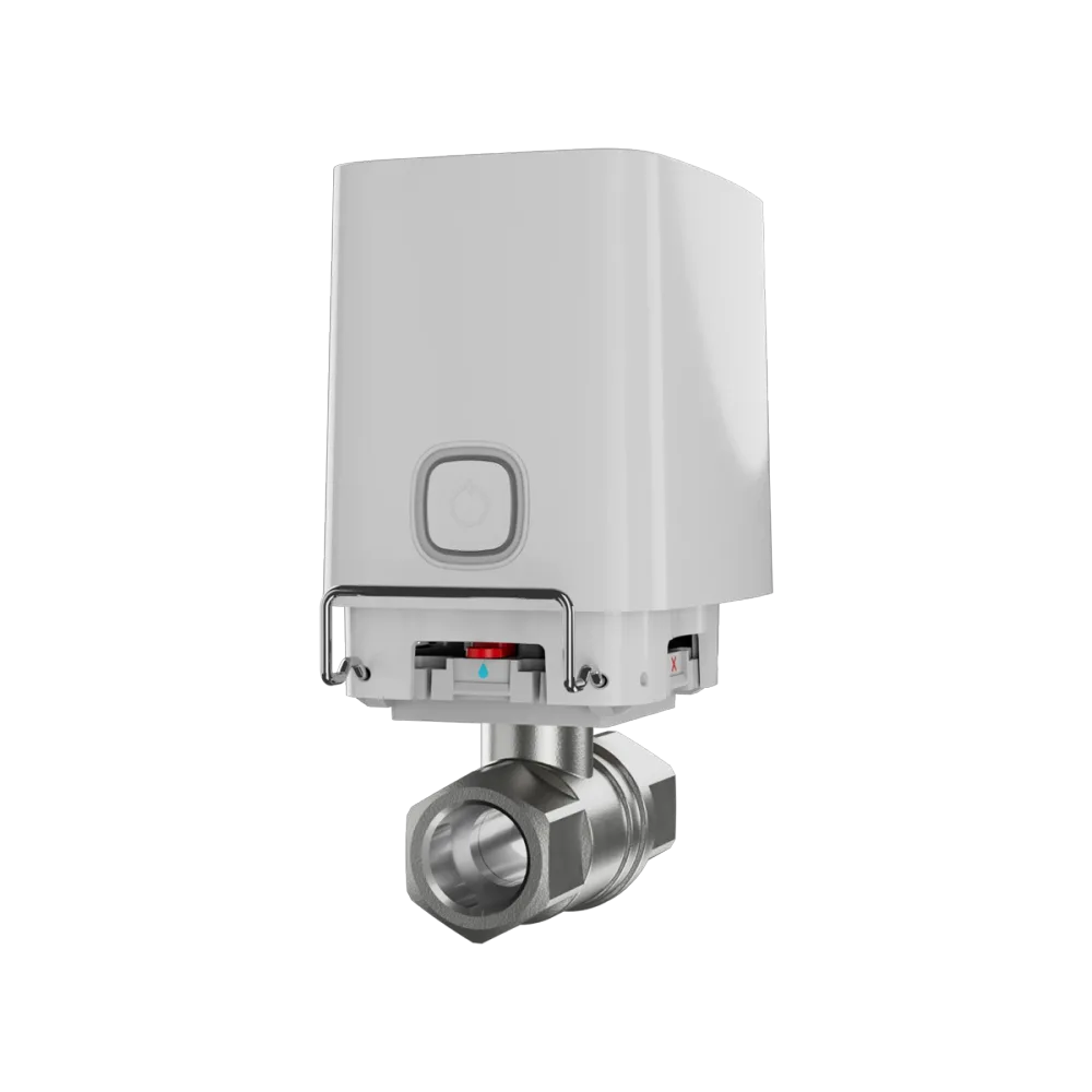 Válvula Inteligente Ajax WaterStop 868 MHZ Jeweller 14 V DC Branca - AJ-WATERSTOP-1/2-W