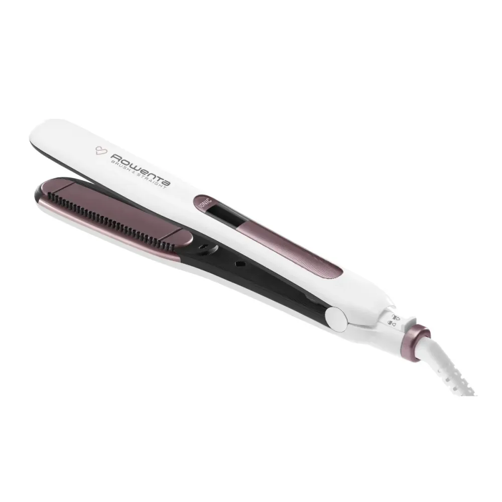 Alisador Cabelo Rowenta SF7510F0 Premium Care Brush&Straight Recondicionado Grade A