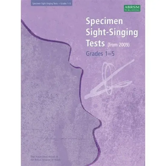 ABRSM LIVRO Specimen Sight Singing Tests Grades 1 5