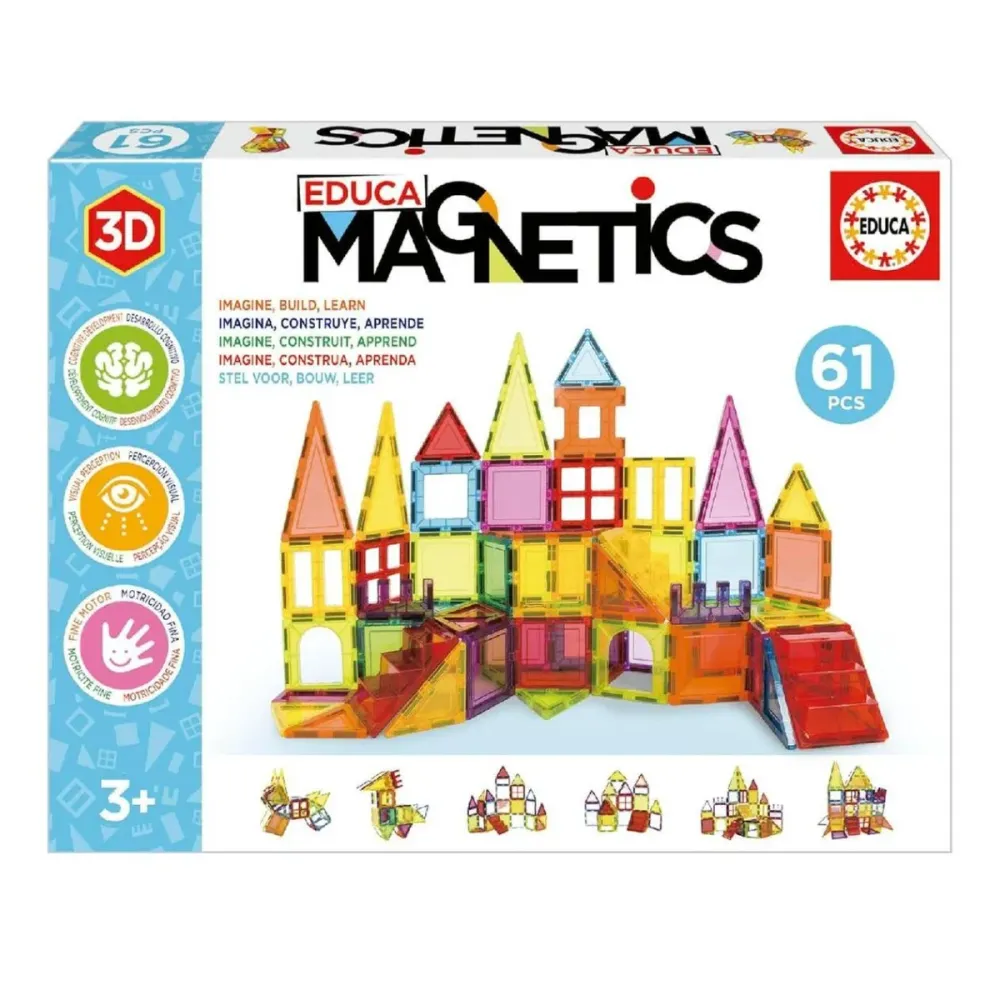 Jogo Educa Magnetics 61 Peças